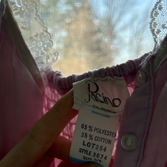 Vintage 1970s Pacino California Lilac Maxi Dress - Picture 3 of 9